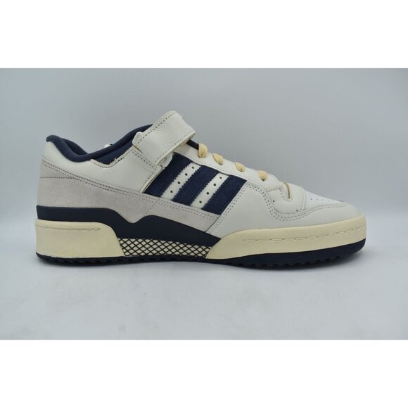Adidas Mens Size 13 Forum 84‎ Low Off White Navy Blue Court Shoes Sneakers main image 9